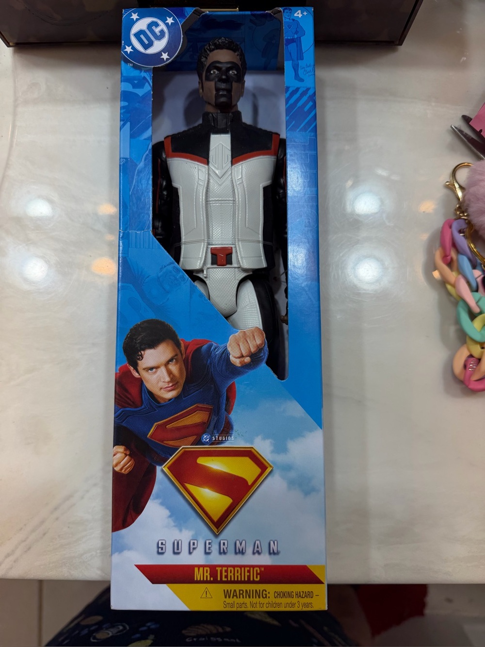 NIB DC Comics Superman Movie Mr. Terrific 12” Action Figure Spin Master